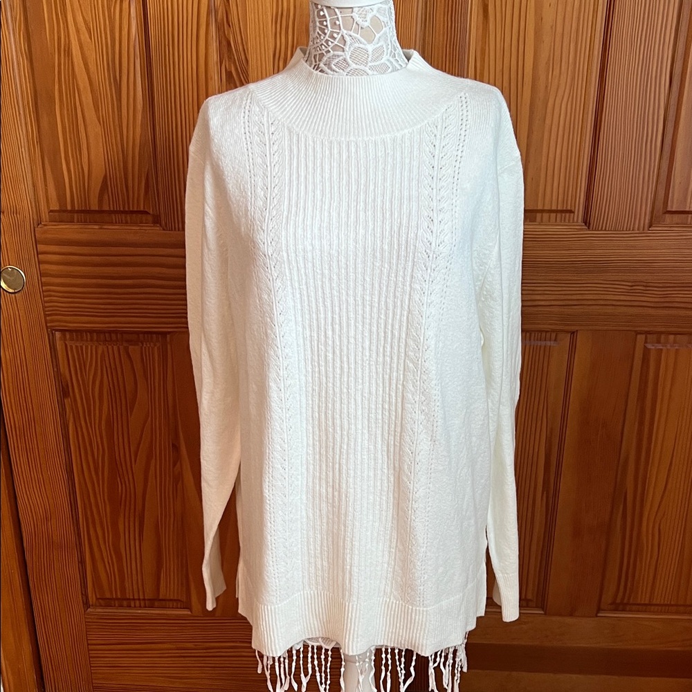 NWT OLD Navy White Knit Sweater